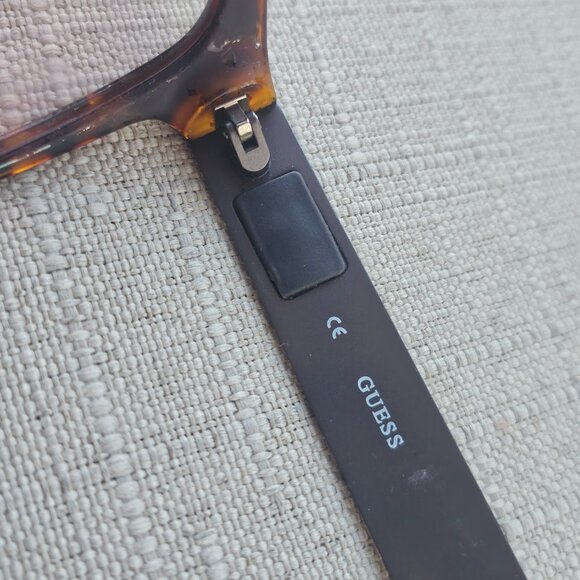 Guess Rectangular Sunglasses Gold Brown Tortoise Brown Gradient 6760 52Q main image 5